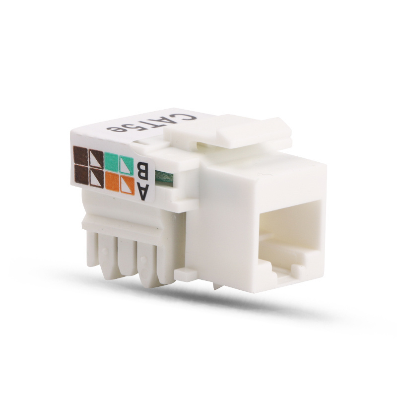 UTP CAT5/CAT6 Modular Jack,Network RJ45 Connector Toolless Keystone Jack