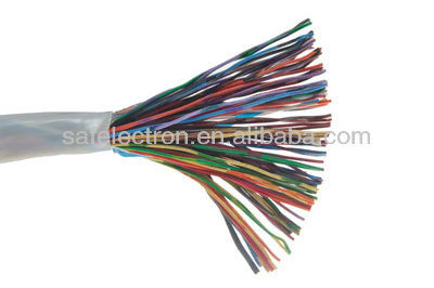 UTP 24 AWG Copper Cat5 Multicore Telecommunication 100 Pairs Telephone Cable