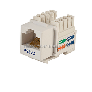 UTP CAT5/CAT6 Modular Jack,Network RJ45 Connector Toolless Keystone Jack