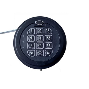 Black color Best sellers round Lamp electronic combination lock with cipher  for safe box, gun cabinet and cash register