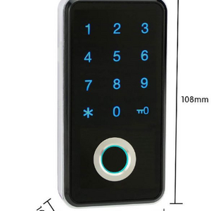 Three ways to unlock, password, fingerprint and card Simple electronic lock with fingerprint  for filing cabinet, locker, drawer