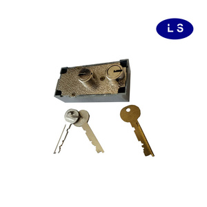 Double lock: LS-714-2  high security mechanical lock for safe box/hold-all/file cabinet/metal case/Bank/office