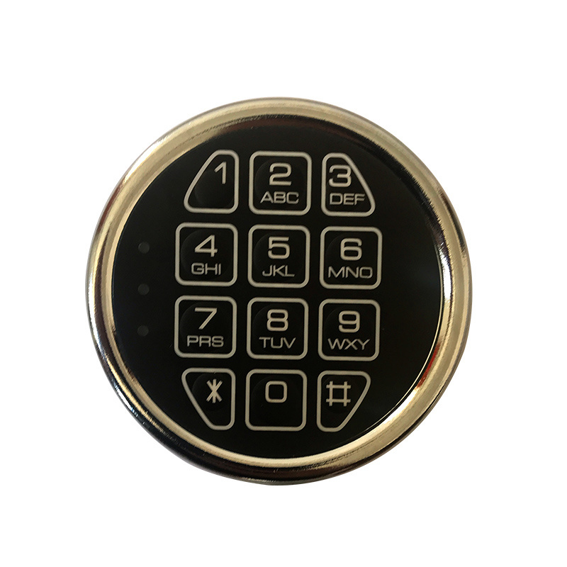 LS-019-3 Different configurations round Lamp electronic combination lock with cipher  for safe box, gun cabinet and jewelry