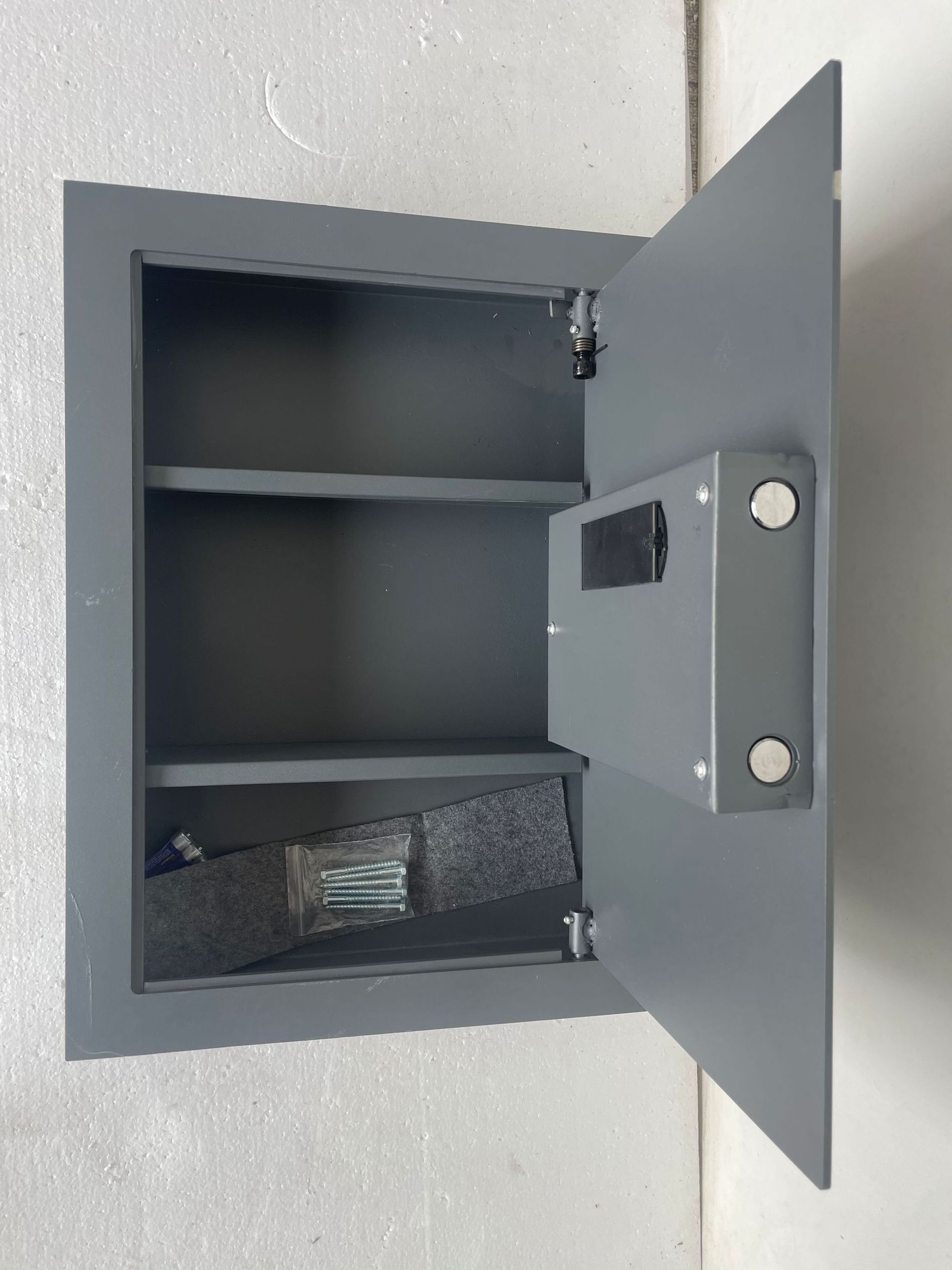 Factory customized hidden wall mounted safe box with digital electronic safe lock