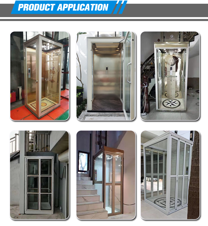 SAFELY LIFT 400kg shaftless 2 floors mini residential elevator stairs chair lift  personal small home lift with price