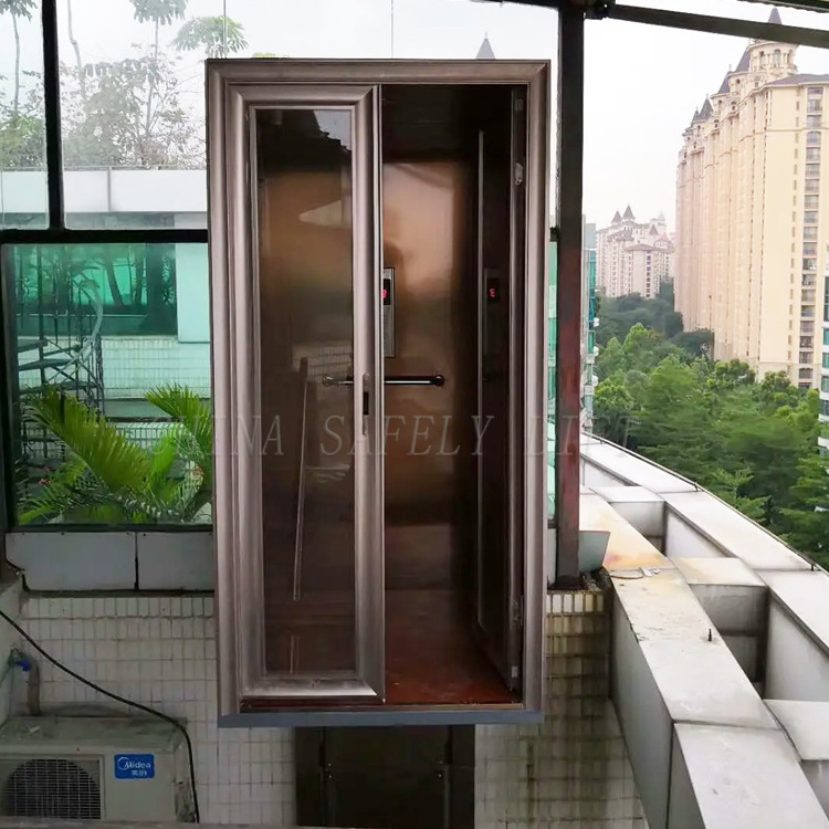 House Elevator Residential Indoor Outdoor Electric Residential Elevator Lift Small Home Lift