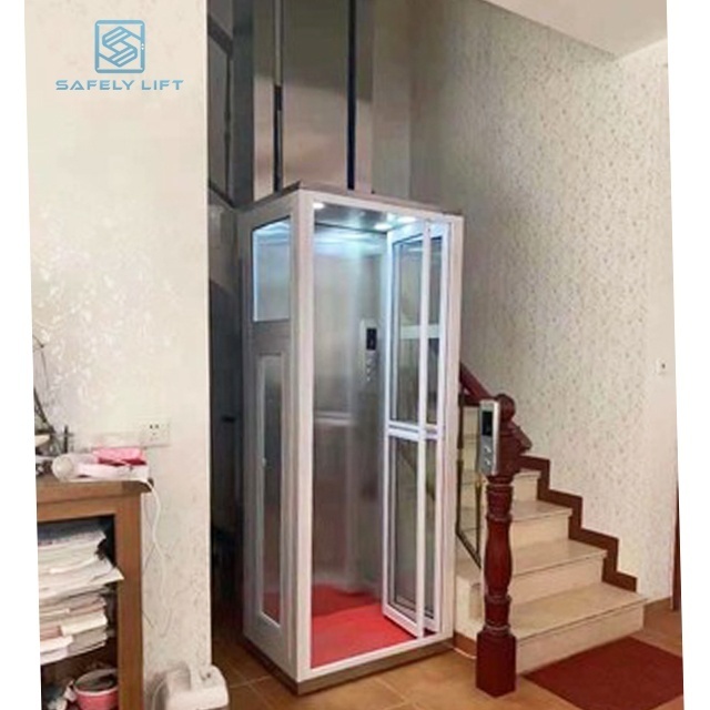 SAFELY LIFT 400kg shaftless 2 floors mini residential elevator stairs chair lift  personal small home lift with price