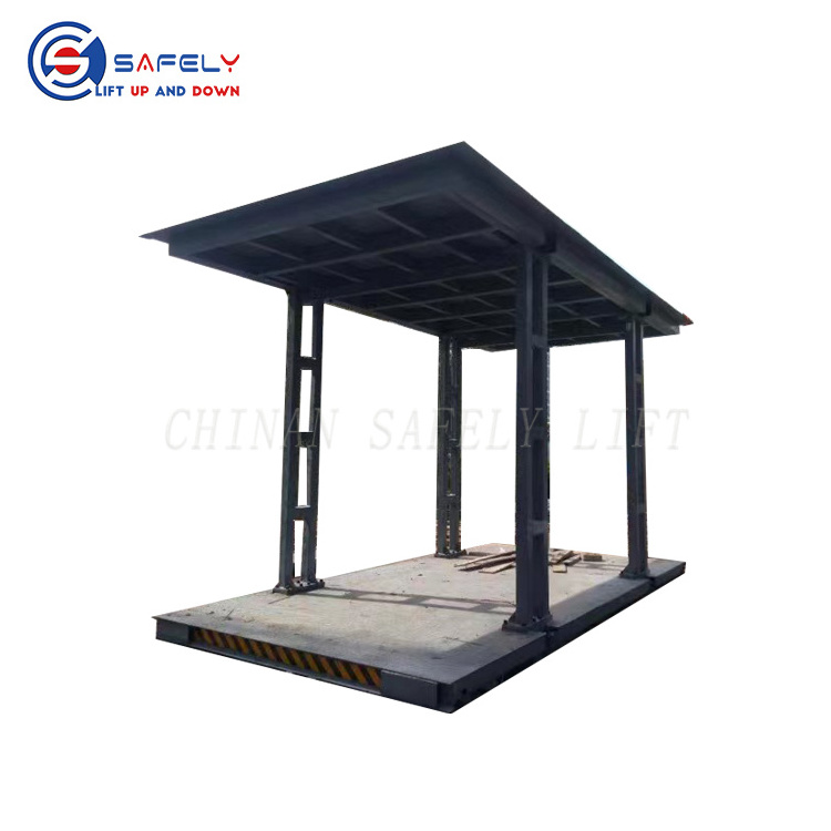 hydraulic car lift scissor Elevator Stationary Car Lift Scissor Car Parking Lift for Home Garages Stairs Pump