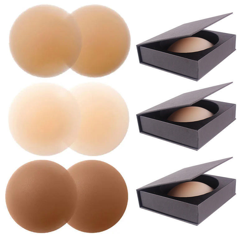 Self Adhesive Silicone Nipple covers soft and comfortable Pasties ultra thin Womens Bra Nipple Covers