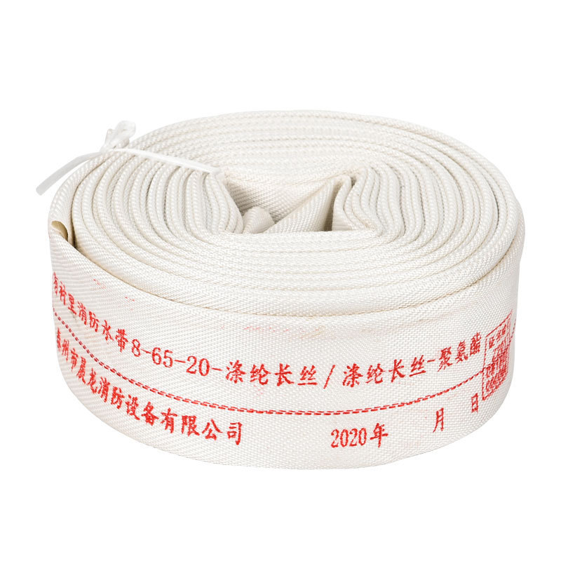 Professional 25 Meters Firefighting Equipment 65mm Fire Resistant Polyester Fire Hose Reel for Firefighting Supplies