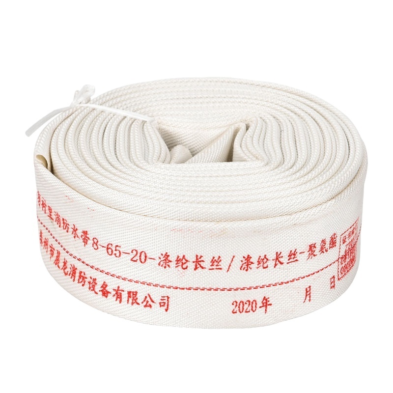 High-Pressure Flexible Fire Fighting Hose Reel by Chinese Manufacturers PVC Lined Cotton Pipe for Emergency Situations