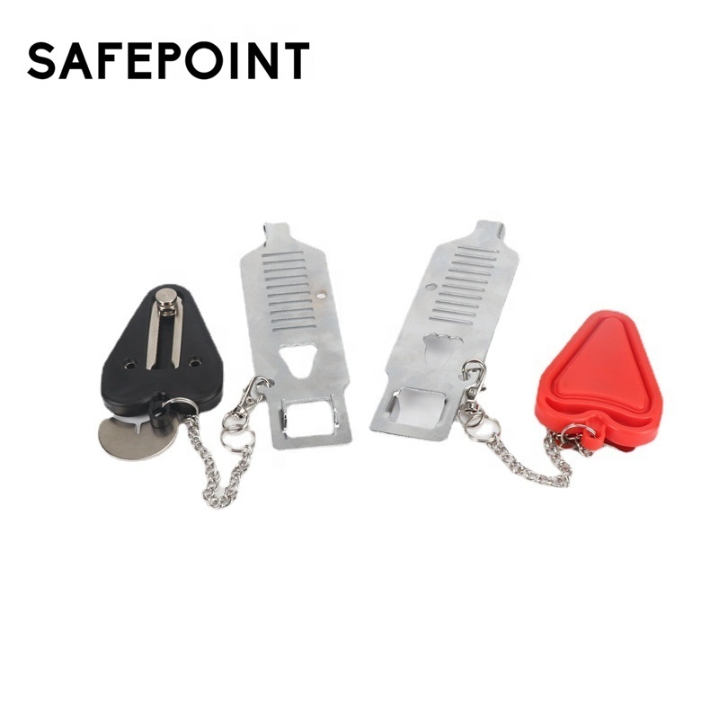 SAFEPOINT HSA024 Manufacturer Wholesale New Portable Security Door Lock Travel Guard Hotel School DIY Privacy Stopper Home Lock