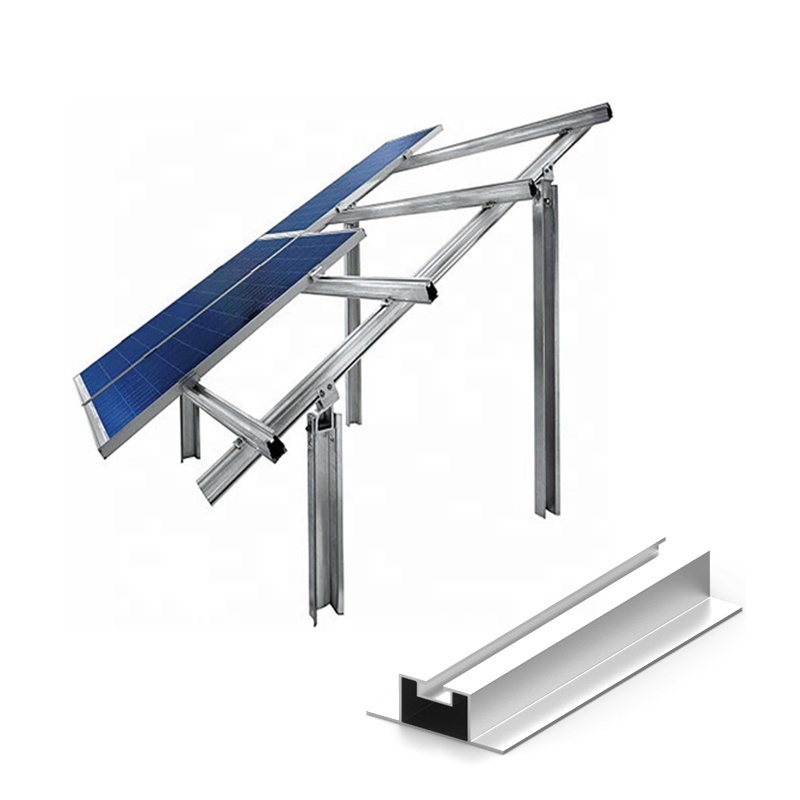 Customizable Solar Panel Ballasted Ground Mount Solar Racking