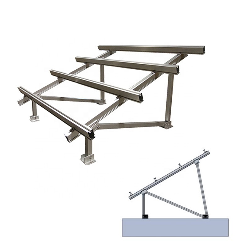 Customizable Solar Panel Ballasted Ground Mount Solar Racking