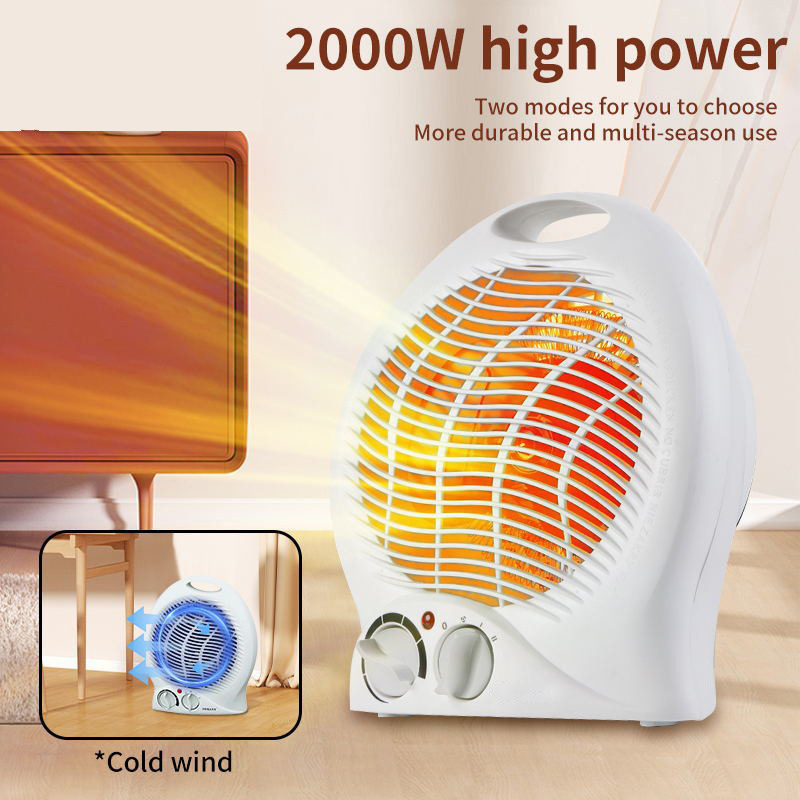 hot sale space heater 2000w for office desk room ceramic electric fan heater Heating Space Winter Warmer Fan