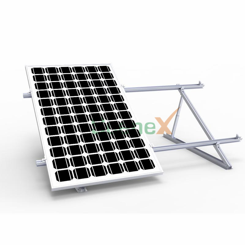 Simple and Easy Installation Tilt Angle Adjustable flat Roof Ground Mounting Solar Panel Ballasted Structure