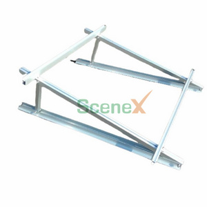 Simple and Easy Installation Tilt Angle Adjustable flat Roof Ground Mounting Solar Panel Ballasted Structure