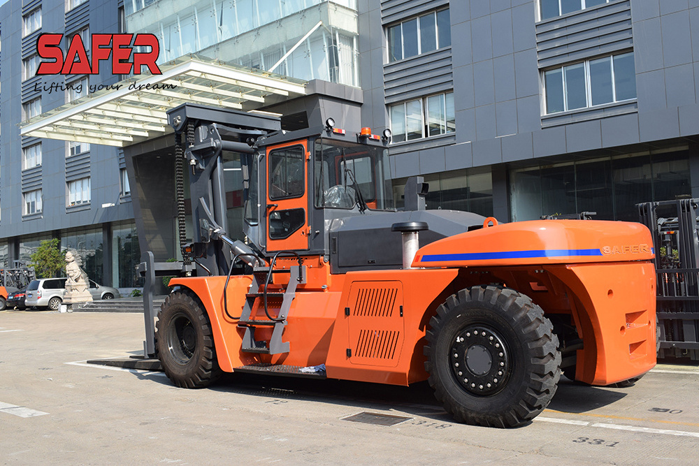 2023 Heavy duty Forklift carriage 20 ton 25 ton cabin diesel forklift made by SAFERLIFTS with Isuzu engine for sale