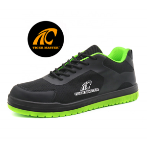 CE oil and slip resistance PU sole puncture-proof composite toe breathable safety shoes for women light weight