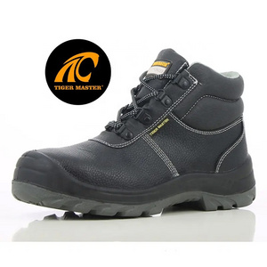 TIGER MASTER brand oil resistant anti slip steel toe puncture proof industrial men work safety shoes for construction