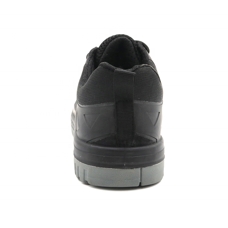 Oil and slip resistance pu sole puncture-proof composite toe light weight men safety sneakers with CE certification