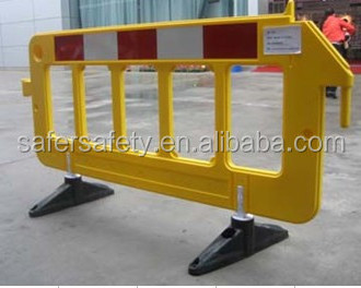 Safety Flexible Road Barrier Gates  traffic temporary pedestrian control fence plastic Traffic barrier