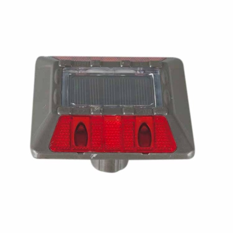 Topsafe Flashing Light Led Warning Light Orange Casting Aluminum Solar Powered Lamp Road Stud For Road