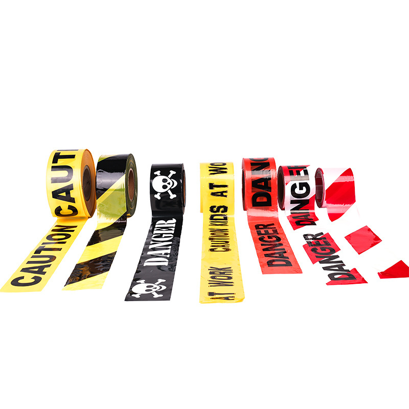 Custom Long Road Closure Barricade PE Barigate Warning Danger Crime Sense Tape for Traffic Blocking