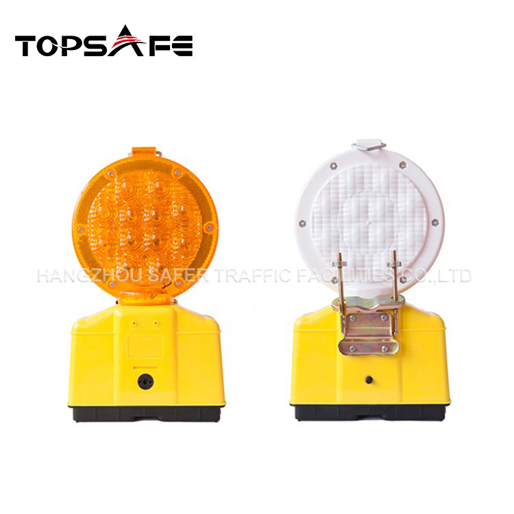 Red 1pce 4R25 6V Battery Flashing Led Flare Traffic Warning Light