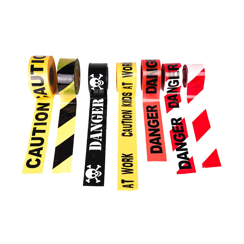 Custom Long Road Closure Barricade PE Barigate Warning Danger Crime Sense Tape for Traffic Blocking