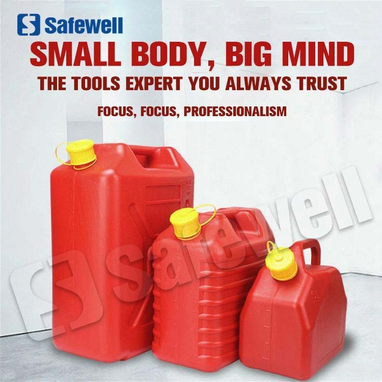 SWJC-14 Plastic Fuel Hdpe 5 Litre Mini Gasoline With Tap Mould Tanks Petrol Cans Jerry Can