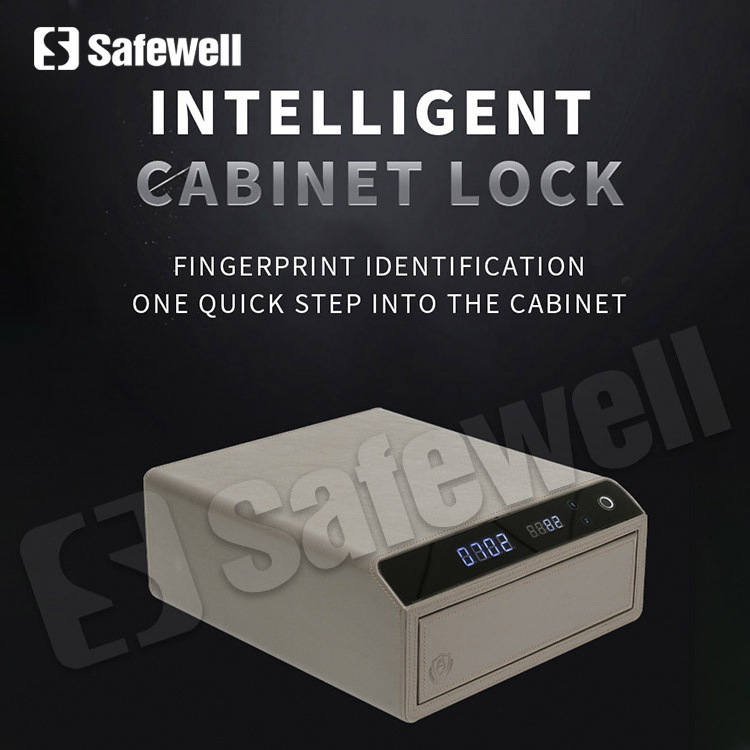 SWJW-06 Smart Fingerprint Jewelry Storage Box For Ring Security Lock Cash Saving Box Cash box