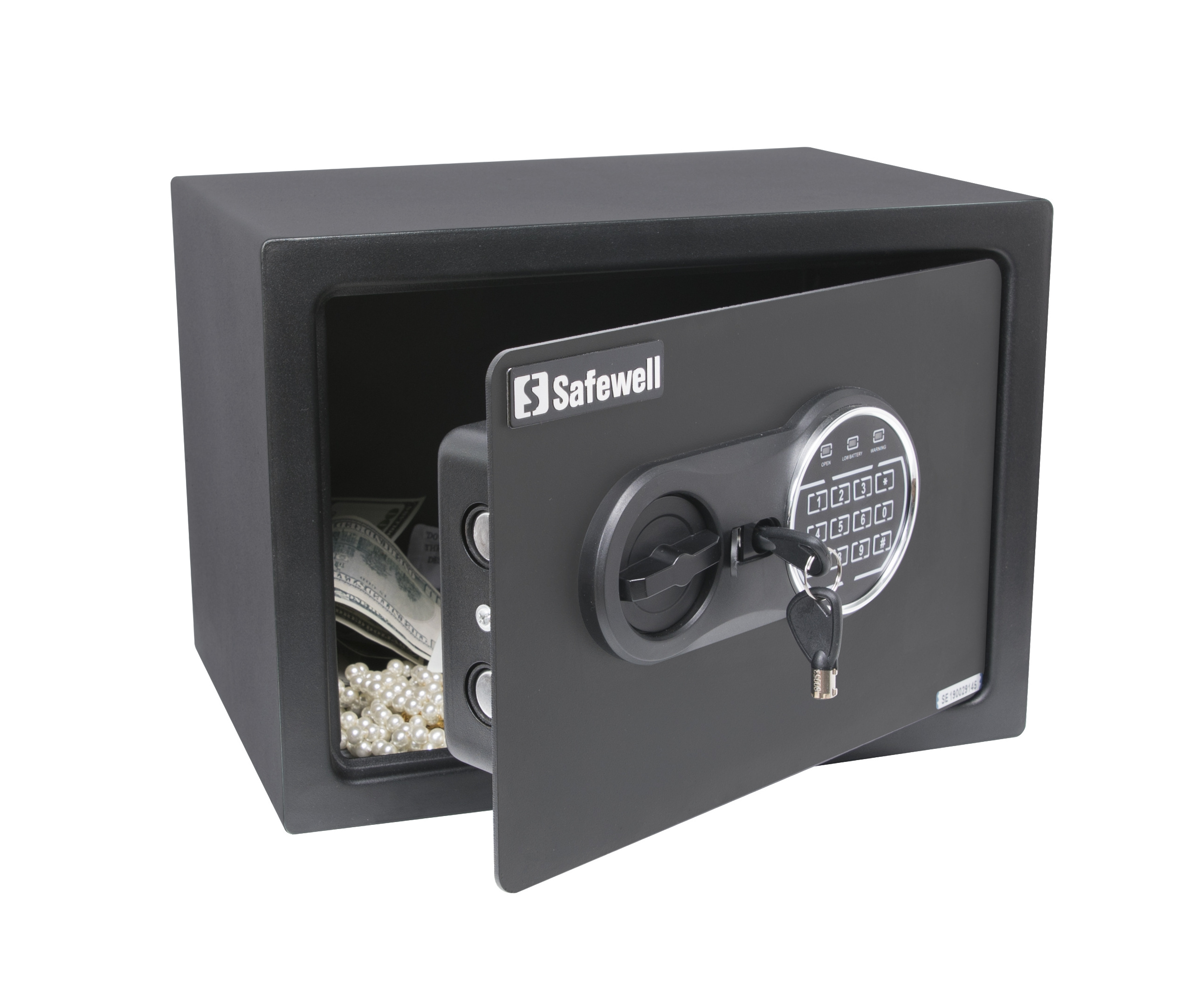 Safewell E4702E Book hidden waterproof beach dual key safe deposit box digital lock electronic weight safe key box