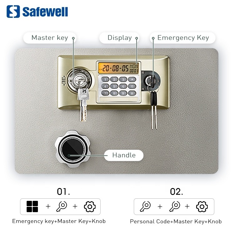 FP0304E 1 Hour Fire Proof Electronic Fire Resistant Fireproof Safes For Home office bank jewelry stores