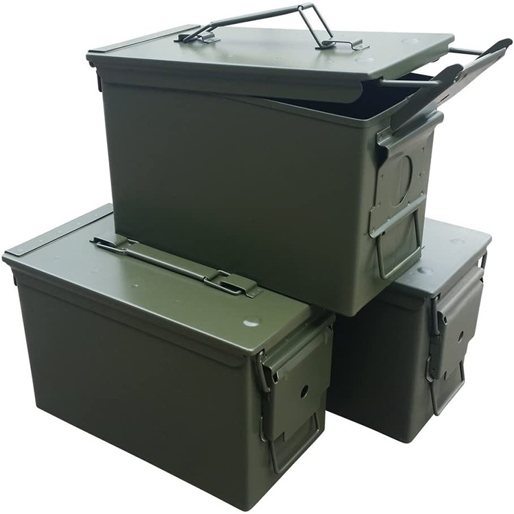 Reloading Boxes 30 Metal Cans Wholesale Case Steel Waterproof M19a1 Ammo Box