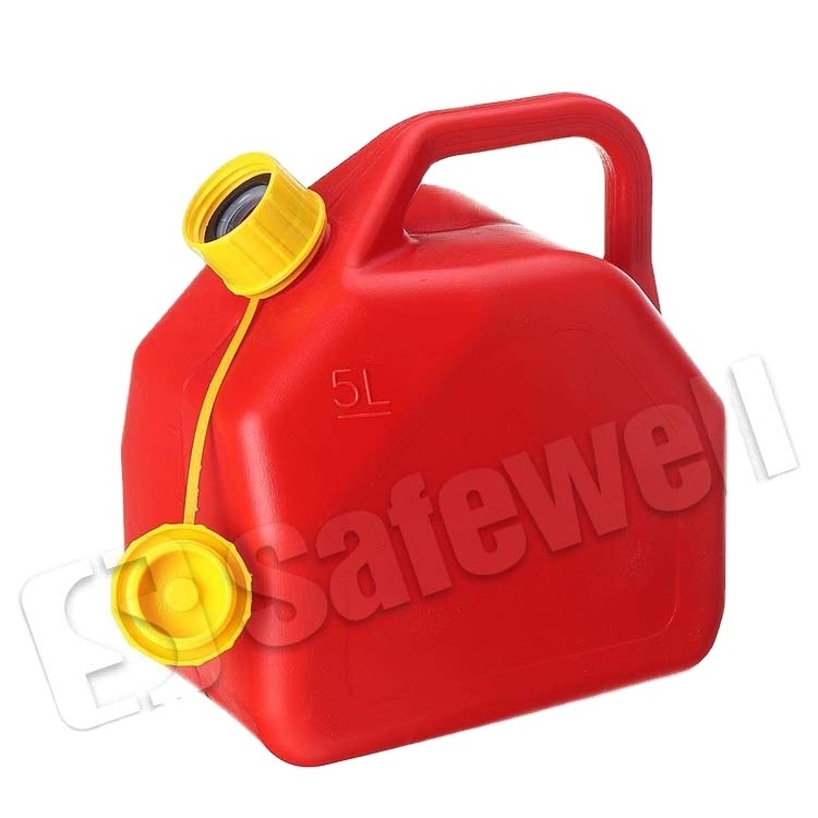 SWJC-14 Plastic Fuel Hdpe 5 Litre Mini Gasoline With Tap Mould Tanks Petrol Cans Jerry Can