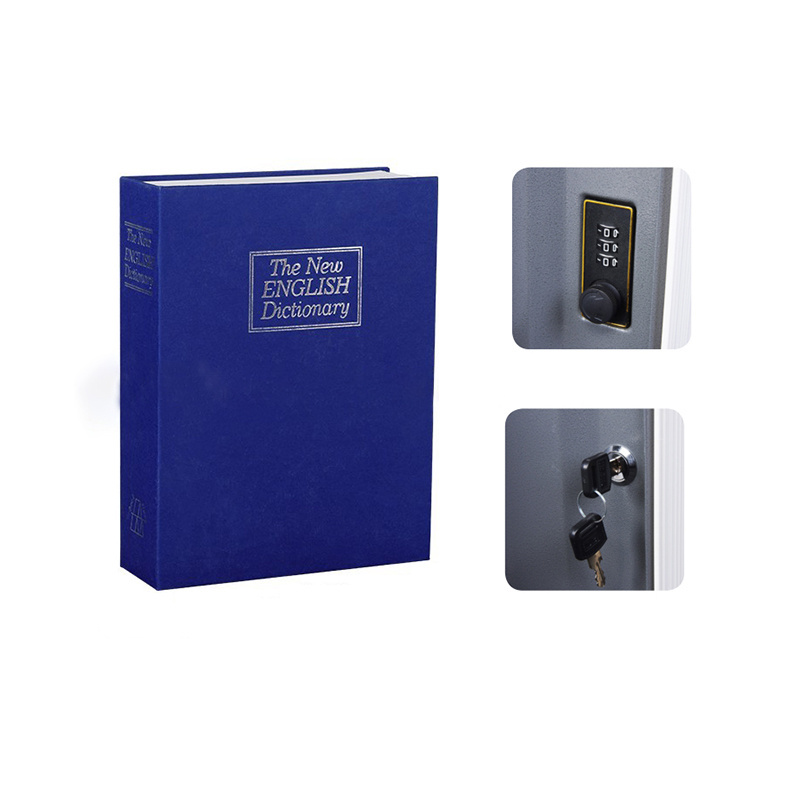 Factory Supply Metal Secret Book Safe Book Safe Creative Book Safe With Key Lock