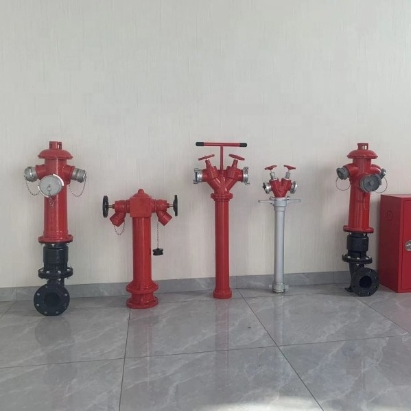 65mm 2 Way Breeching Inlet Pillar Fire Hydrant Valve