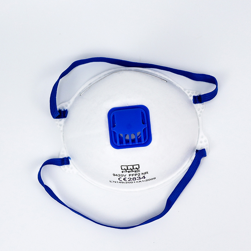 Whole sale ffp 2 work mask Disposable Dust proof FFP2 Masks with Valve P2 respirators & masks ffp2 masken ffp 2