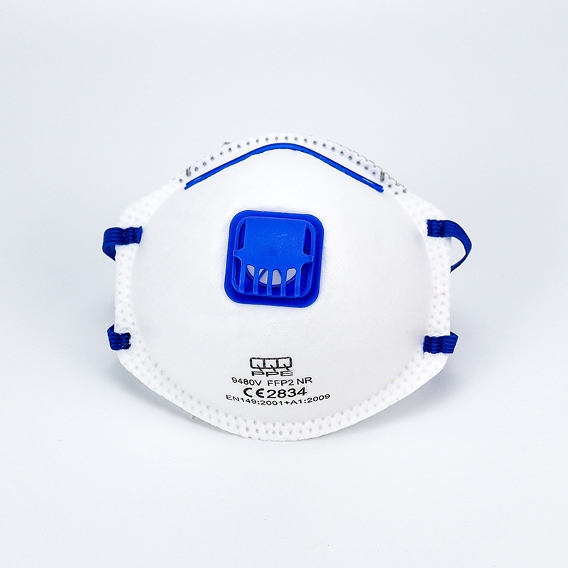 EN149 Standard FFP2 Mask Filter Respirator Face Mask with Valve