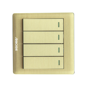 BOGE A7K Serie 4 Gang 1 Way modern luxury wall switch