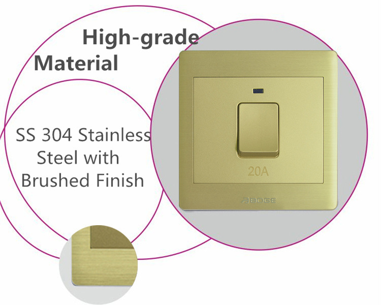 New design A7K Serie Automatic Safety Breaker for water heater & air condition AC250V,20A