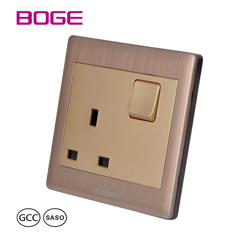 BOGE BS UK standard gang outlet wholesale sockets and switches electrical