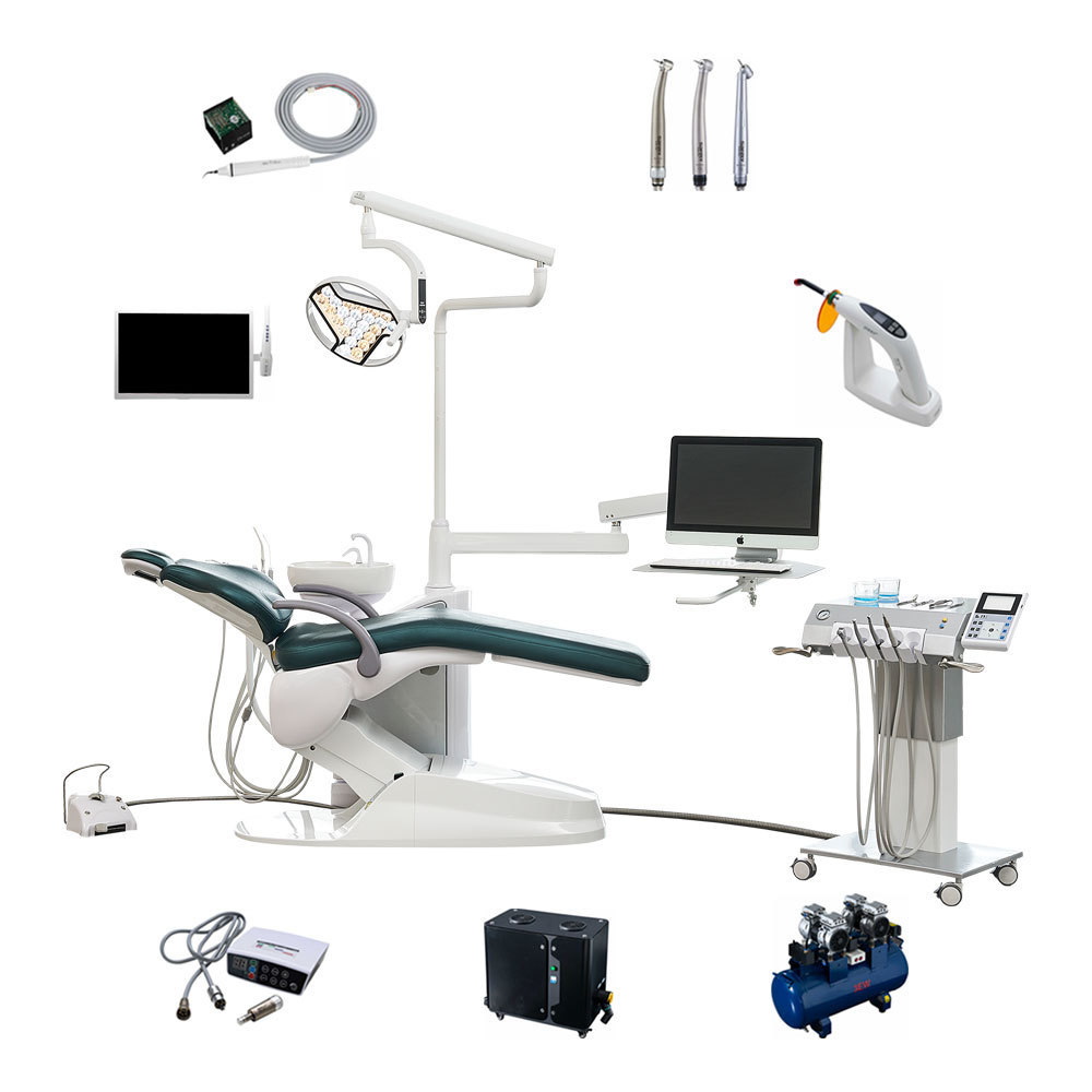 Hot Sale multifunctional Popular Dental Unit with movable cart CE approved Dental Chair