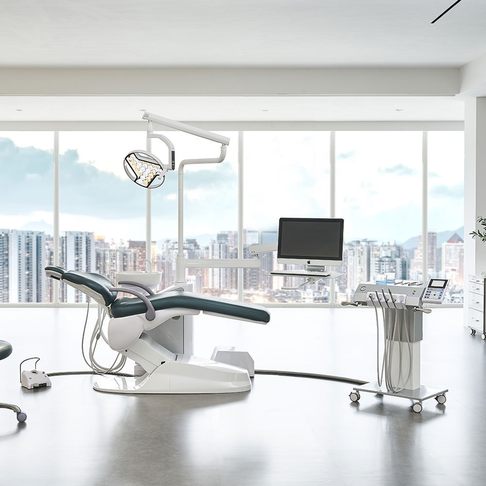 Hot Sale multifunctional Popular Dental Unit with movable cart CE approved Dental Chair