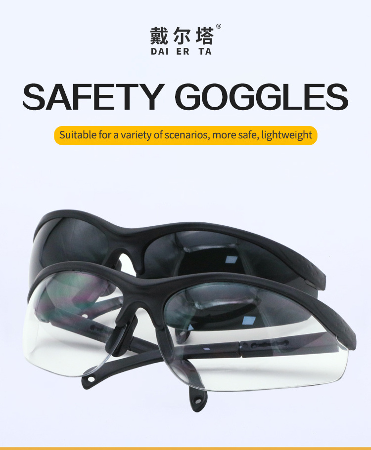 DAIERTA CE Ansi Z87 Eye Protection Goggles Stylish Anti Fog Clear Working Eyewear Fashion Safety Spectacles Protective Glasses