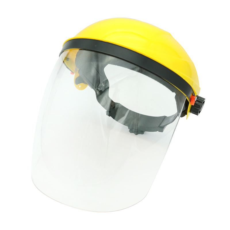 DAIERTA Head mounted eye protective Anti-splash Full face safety faceshield visor PC Face shield with transparent visor