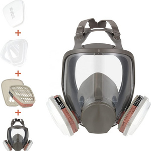 DAIERTA Full Face Gas Mask Paint Chemical Labor Protection Dust Mask Suit Full Face Painting Spraying