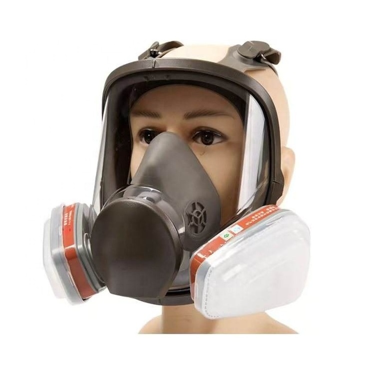 DAIERTA Full Face Gas Mask Paint Chemical Labor Protection Dust Mask Suit Full Face Painting Spraying