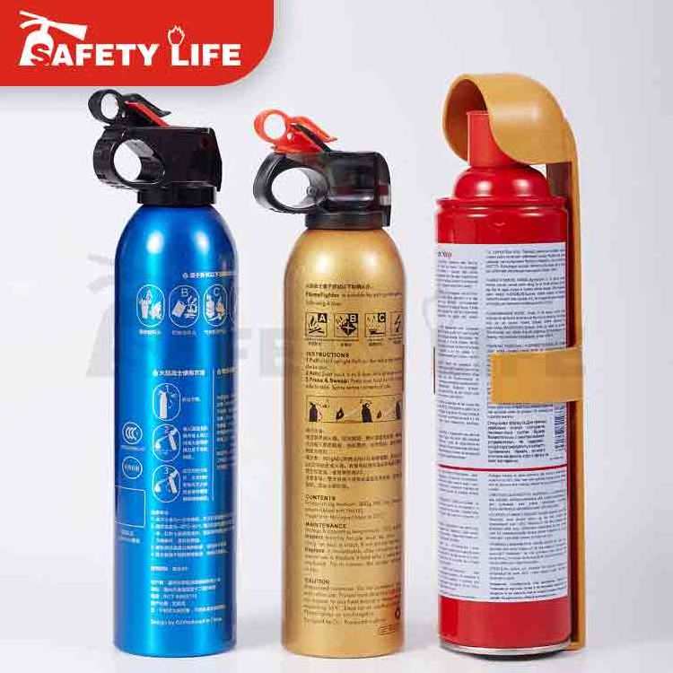 Foam aerosol car fire extinguisher 500ml 1000ml or 1kg